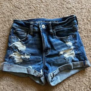 American Eagle Outfitters distressed shorts